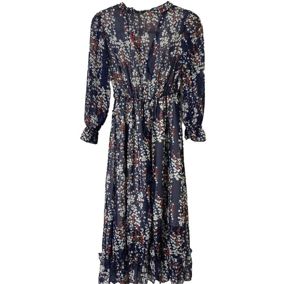 NWOT Silk & Salt Floral Floral Flowy Dress Size Small - Picture 6 of 6